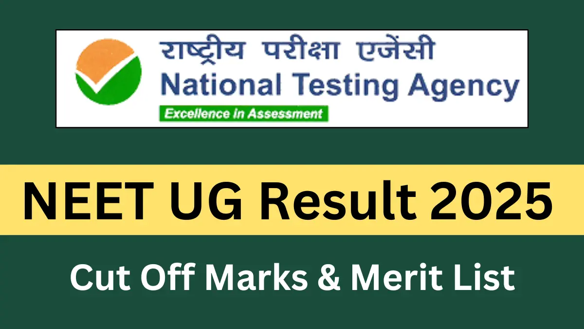 NEET UG Result 2025 Date